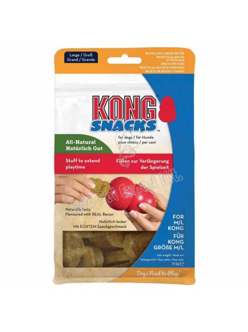 KONG JUTALOMFALAT SNACKS L 312G BACON-SAJT