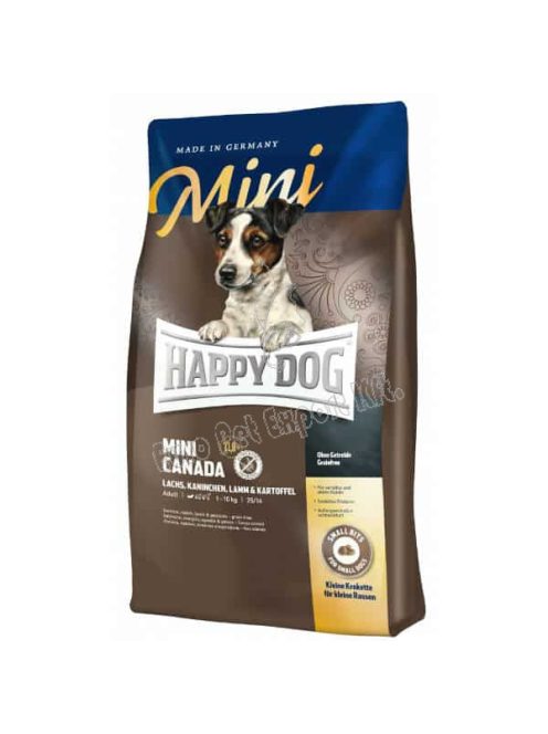 Happy Dog Mini Canada - Lazac, nyúl és bárány burgonyával 1kg