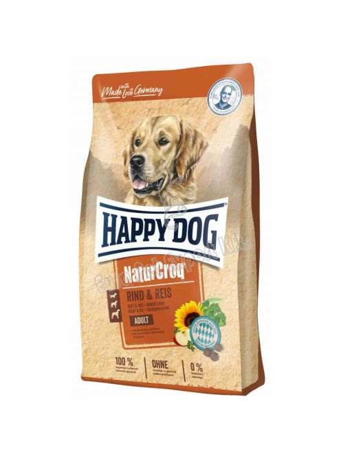 Happy Dog NaturCroq Marhahússal és rizzsel 15kg