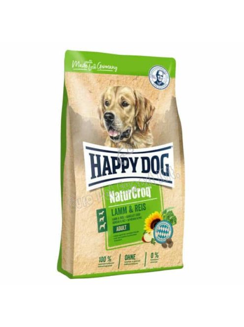 Happy Dog NaturCroq Bárányhússal és rizzsel 15kg