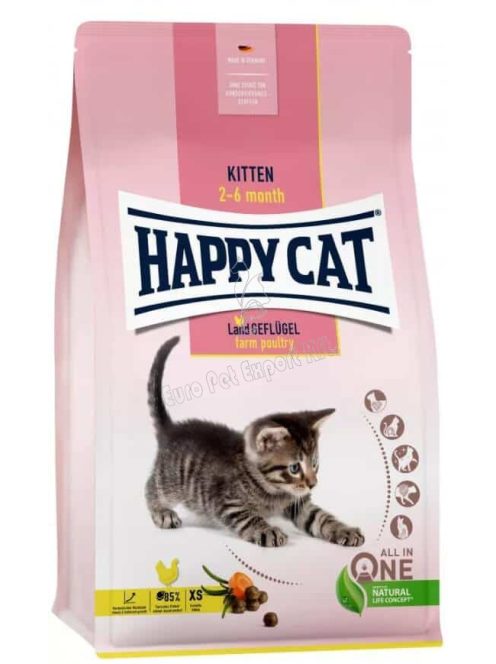 Happy Cat Kitten száraz macskaeledel / Baromfi 300 g