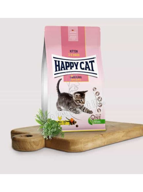 Happy Cat Kitten száraz macskaeledel / Baromfi 1,3 kg