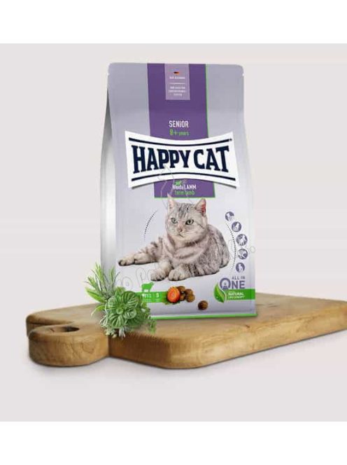 Happy Cat száraz Senior macskaeledel / Bárány 300 g