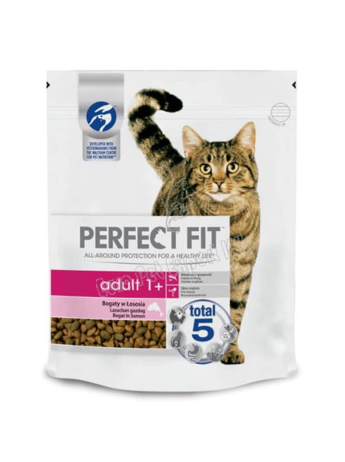 PERFECT FIT száraztáp lazaccal felnőtt macskák számára 750g