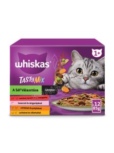 WHISKAS TASTY MIX CHEF'S CHOICE 12X85G MÁRTÁSBAN