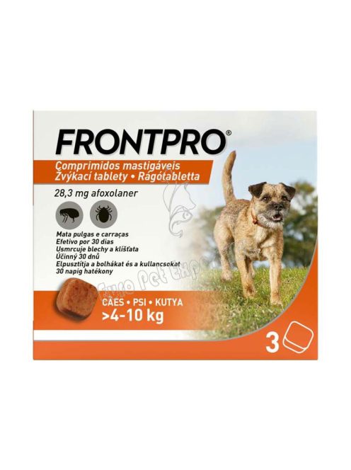 FRONTPRO RÁGÓTABLETTA KUTYÁKNAK S 4-10KG DOBOZ