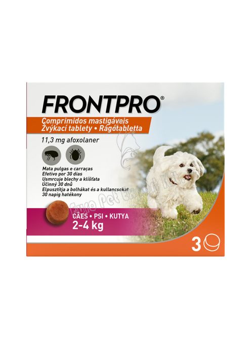 FRONTPRO RÁGÓTABLETTA KUTYÁKNAK XS 2-4KG DOBOZ