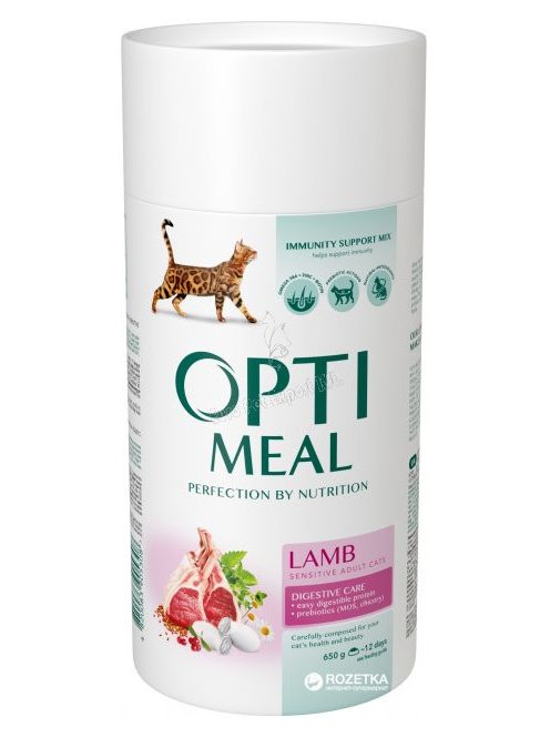 OPTIMEAL CAT DRY SENSITIVE 650G BÁRÁNY