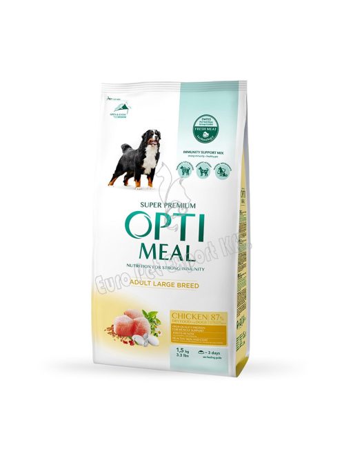 OPTIMEAL DOG DRY MAXI 1,5KG CSIRKE