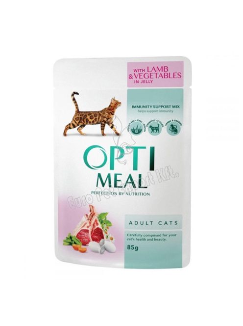 OPTIMEAL CAT POUCH 85G BÁRÁNY