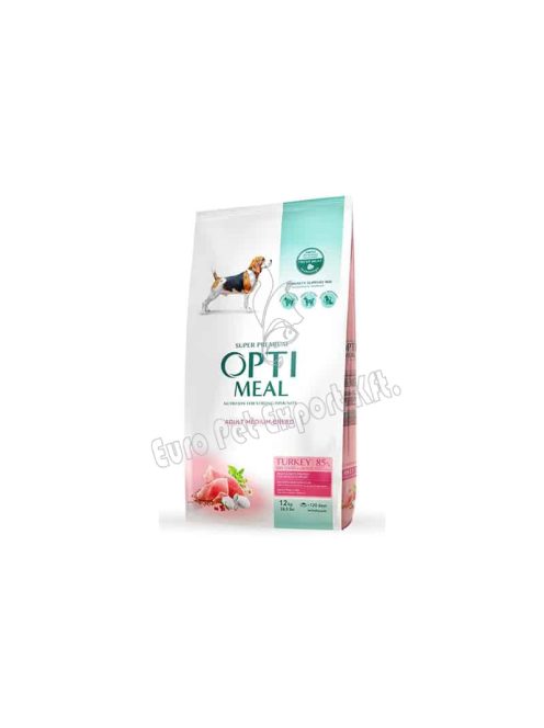 OPTIMEAL DOG DRY MEDIUM  12KG PULYKA