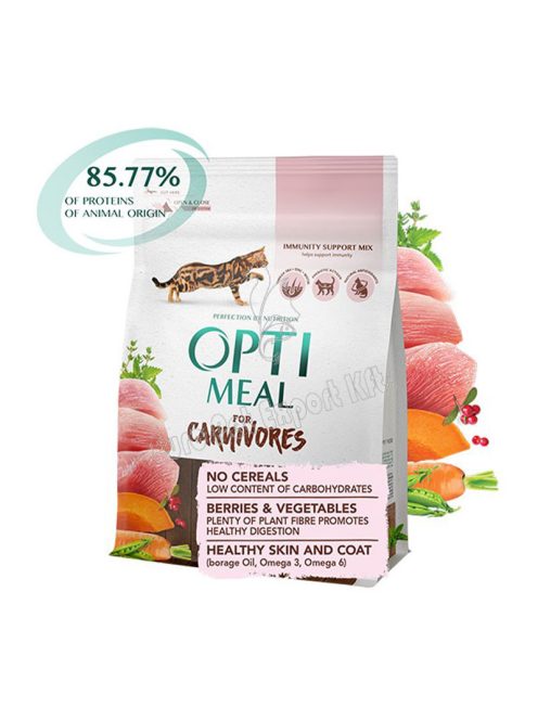 OPTIMEAL CAT DRY GABONA MENTES 300G PULYKA-ZÖLDSÉ