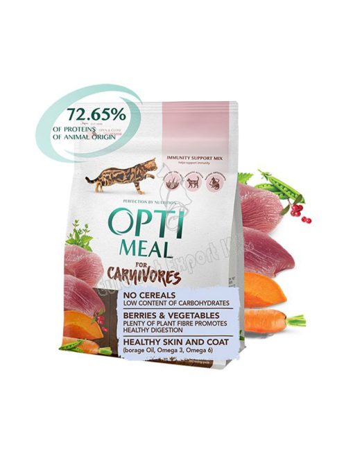 OPTIMEAL CAT DRY GABONA MENTES 300G KACSA-ZÖLDSÉG