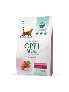 OPTIMEAL CAT DRY EXTRA TASTE 4KG BORJÚ 