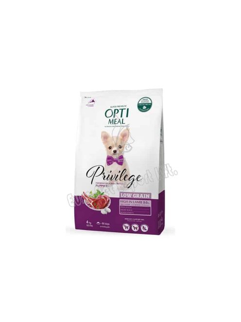 OPTIMEAL DOG DRY PRIV PUPPY MINI 4KG BÁRÁNY LOWGRAI