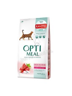 OPTIMEAL CAT DRY 10,5KG BORJÚ