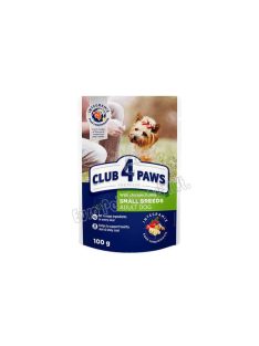 CLUB4PAWS DOG POUCH 100G CSIRKE jelly-