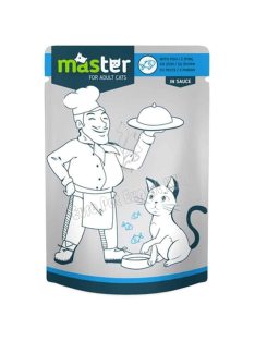   Master Cat Alutasakos macskaeledel felnőtt macskáknak - halas 80g