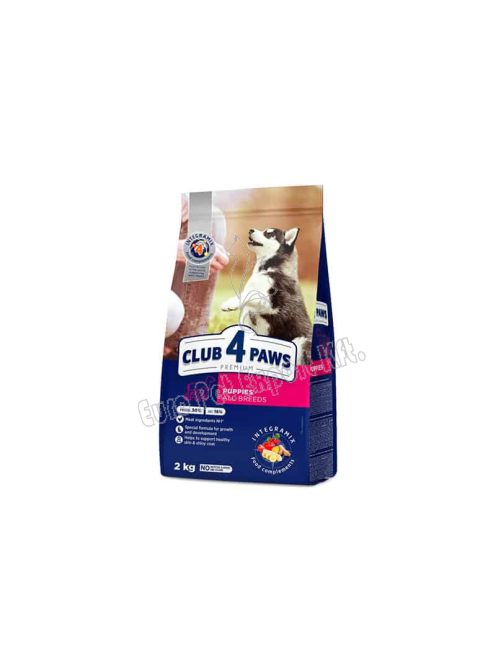 .CLUB4PAWS DOG DRY PUPPY ALL CSIRKE 2KG (30/16