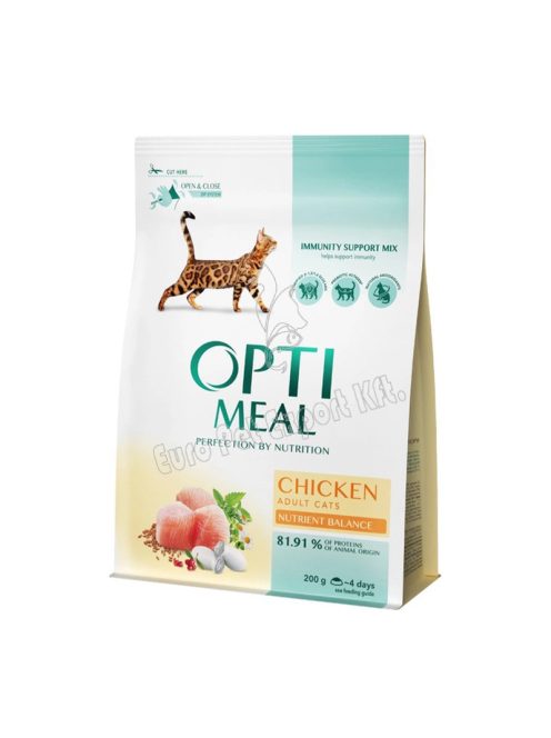 OPTIMEAL CAT DRY N. BALANCE 200G CSIRKE