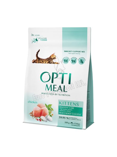 OPTIMEAL CAT DRY KITTEN 200G CSIRKE