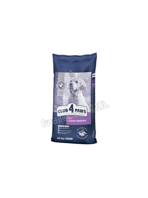 CLUB4PAWS DOG DRY LARGE  20KG CSIRKE (18+2)