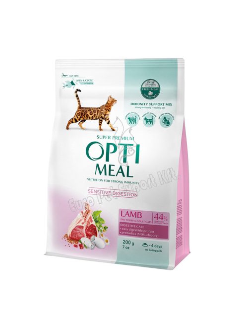 OPTIMEAL CAT DRY SENSITIVE 200G BÁRÁNY