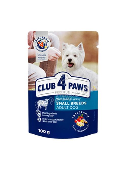 CLUB4PAWS DOG POUCH 100G BÁRÁNY GRAVY