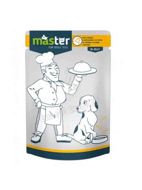 Master Dog Alutasakos eledel felnőtt kutyáknak - csirkés 80g