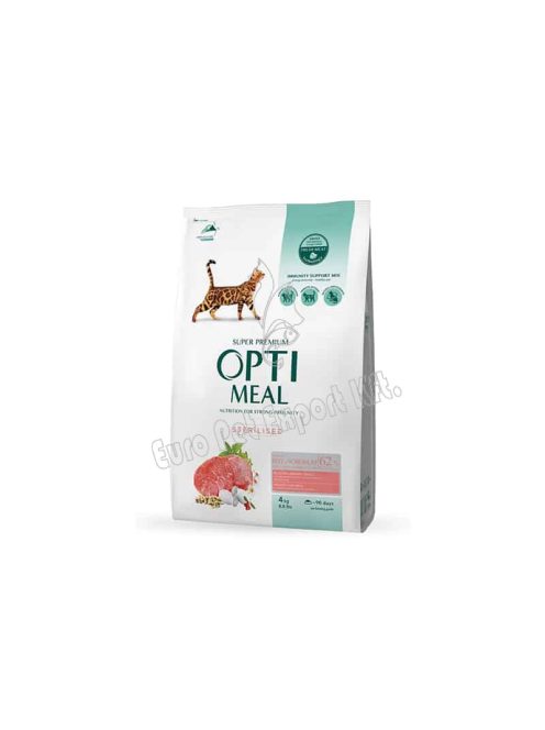 OPTIMEAL CAT DRY STERIL 4KG MARHA-SORGHUM