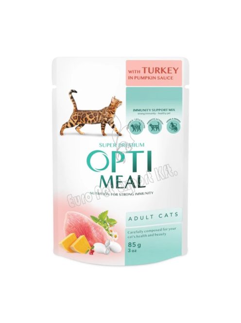 OPTIMEAL CAT POUCH 85G PULYKA-TÖK SAUCE