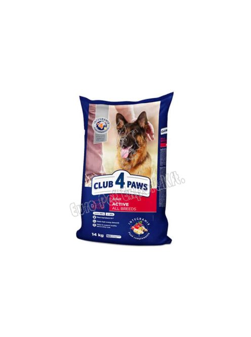 CLUB4PAWS DOG DRY ACTIVE ALL 14KG CSIRKE 