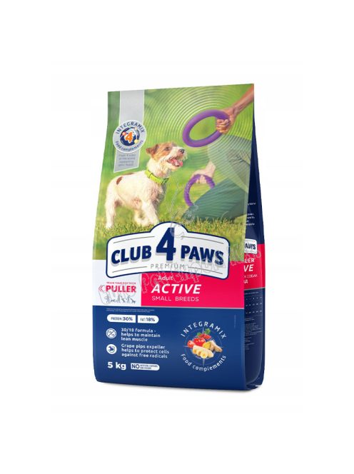 CLUB4PAWS DOG DRY ACTIVE SMALL 5KG 