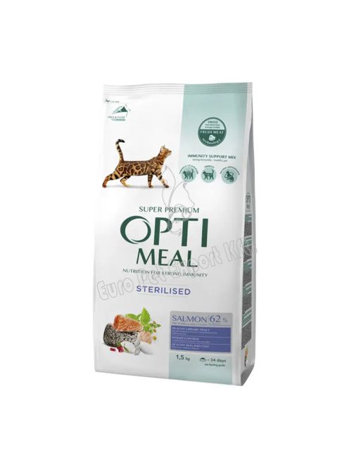 OPTIMEAL CAT DRY STERIL 1,5KG LAZAC