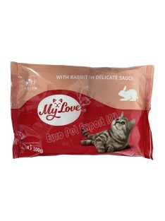 MY LOVE CAT POUCH 4X100G NYULAS SAUCE