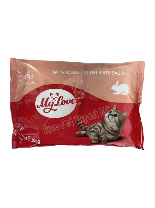 MY LOVE CAT POUCH 4X100G NYULAS SAUCE