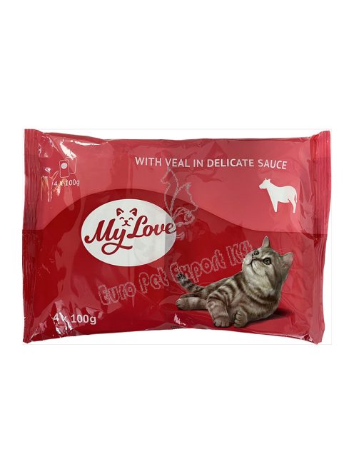 MY LOVE CAT POUCH 4X100G BORJÚS SAUCE