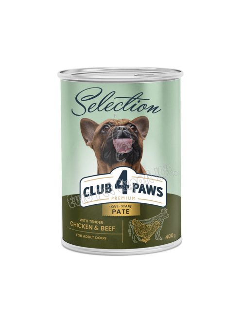 CLUB4PAWS DOG CAN KONZERV 400G CSIRKE-MARHA