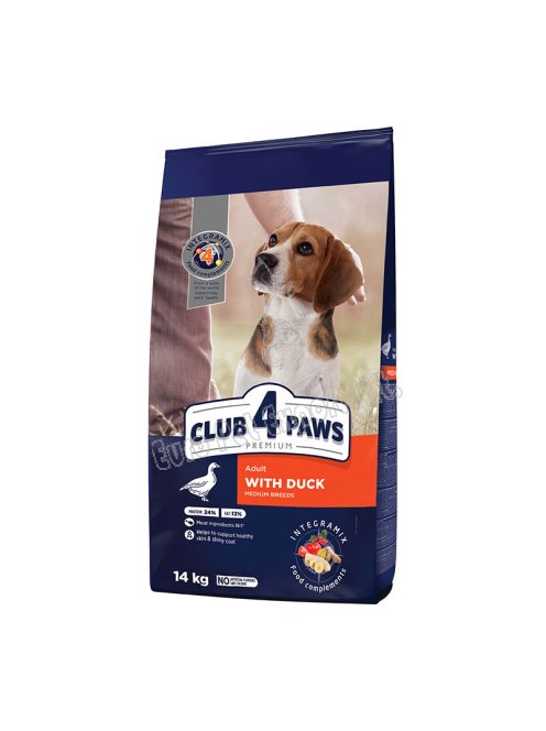 CLUB4PAWS DOG DRY MEDIUM  14KG KACSA (24/13)