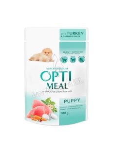 OPTIMEAL DOG POUCH PUPPY 100G PULYKA-RÉPA sauce