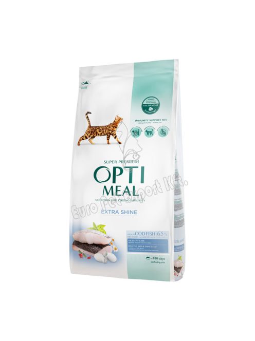 OPTIMEAL CAT DRY EXTRA SHINE 1,5KG TŐKEHAL