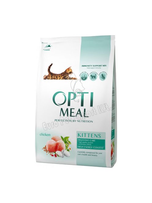 OPTIMEAL CAT DRY KITTEN 1,5KG CSIRKE