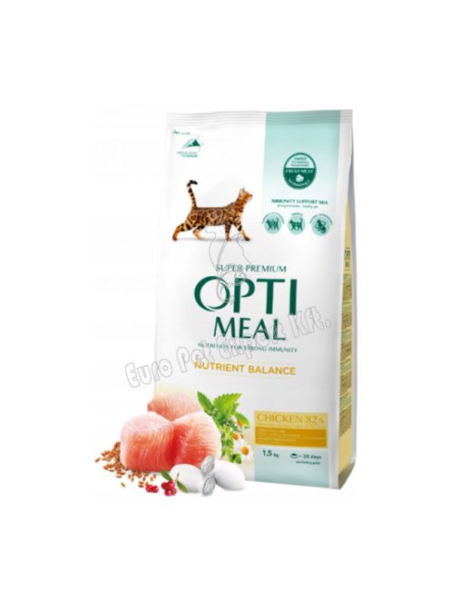 OPTIMEAL CAT DRY N. BALANCE 1,5KG CSIRKE