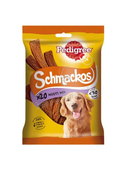 Pedigree Schmackos Multi jutalomfalatok felnőtt kutyák számára 20db 144g