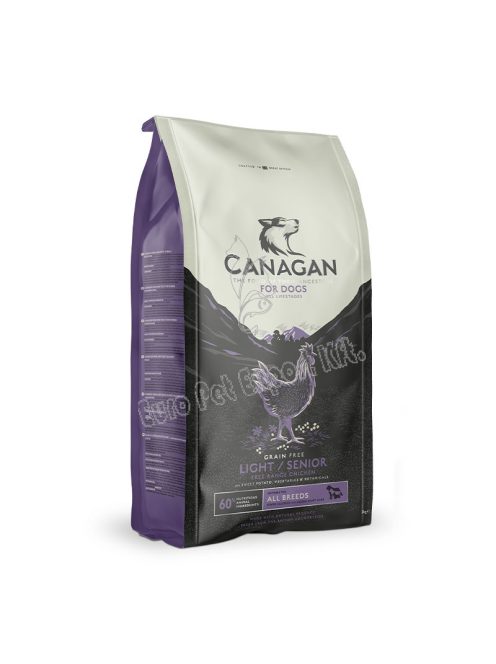 CANAGAN KUTYA DRY SENIOR 2KG CSIRKE