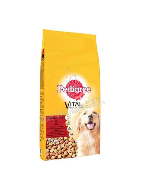 PEDIGREE VITAL Marhával és Baromfival 15kg