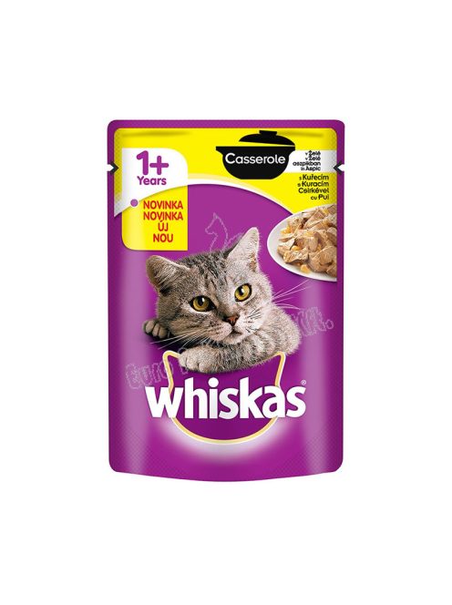 WHISKAS CAT POUCH PURE DELIGHT 85G CSIRKE