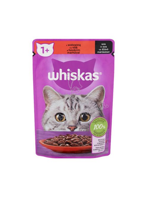 WHISKAS CAT POUCH  85G MARHA