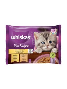 WHISKAS CAT POUCH JUN CAS PURE DELI 4X85G SZÁRNYAS