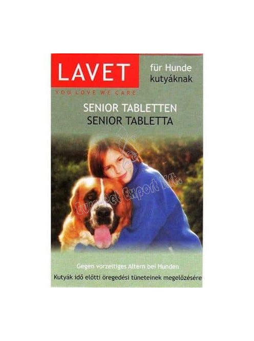 LAVET Senior Tabletta Kutyáknak 50db